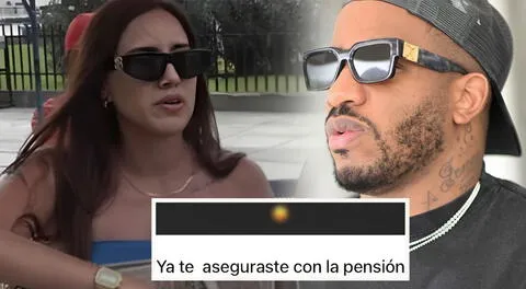 Darinka Ramírez responde a usuario sobre pensión que Jefferson Farfán le pasa a su hija.