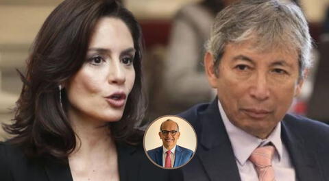 Mávila Huertas se molesta con José Arista por comentario sobre Miguel Castilla.