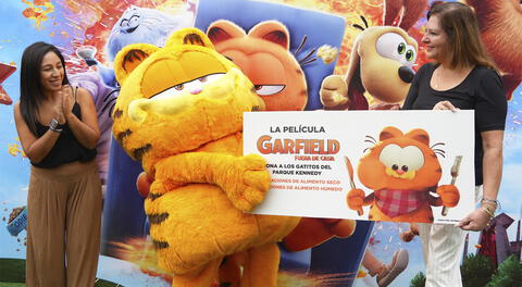 Garfield llegó al Parque Kennedy en Miraflores