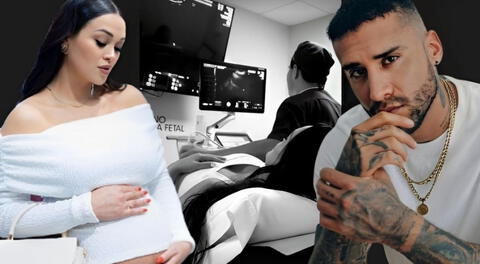 Angie Arizaga sorprende con peculiar comentario sobre su embarazo.