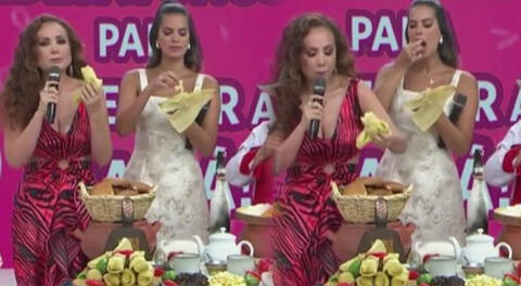 Valeria Piazza SORPRENDE al pedir tenedor para comer humita: “¿Así con la mano?”