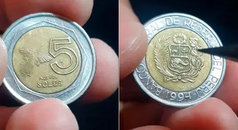 Moneda de 5 soles muy solicitada por especialistas.