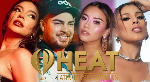 Premios Heat: Lista oficial de los nominados. ¿Qué peruanos participan?