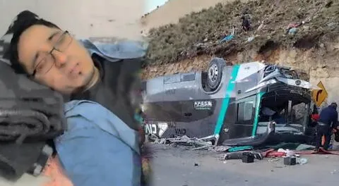 Pasajero cuenta el terrible momento que vivió tras despiste de bus en Ayacucho.