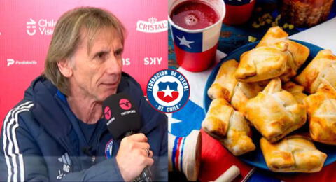 Ricardo Gareca sorprende a los peruanos con elogios a la comida chilena durante entrevista.