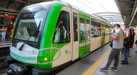 La Línea 1 del Metro de Lima cuenta con 26 estaciones y recorre nueve distritos.