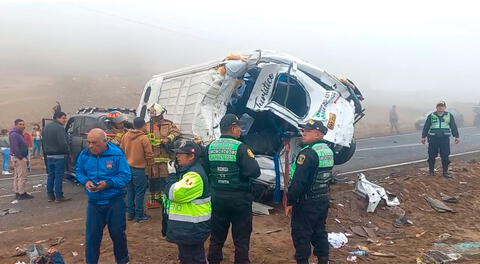 Accidente en Pasamayo deja varios heridos y fallecidos.