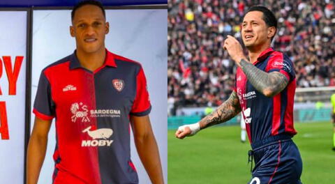 Yerry Mina y Gianluca Lapadula tuvieron diferencias en Italia.