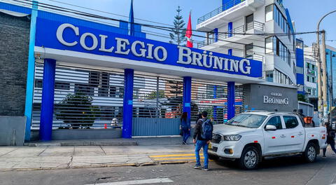 El colegio Brüning es objeto de extorsiones. Delincuentes exigen hasta una mensualidad.