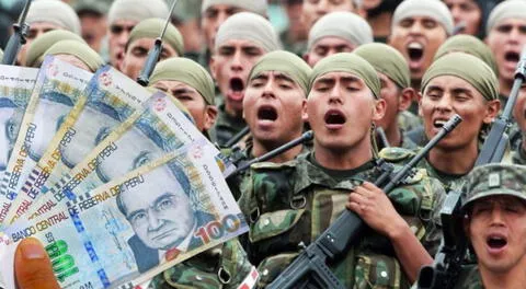 Conoce cuáles son los rangos salariales de un militar en el Perú.