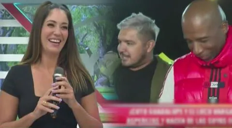 Tilsa Lozano y su inédita reacción al ver al Loco Vargas.