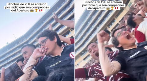 Así fue la emoción de los hinchas de Universitario tras el partido ante Chankas.