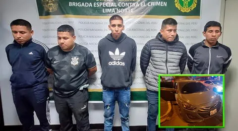 La PNP señaló que los sujetos pertenecerían a una banda lidera por el alias de 'Cholo Indio'