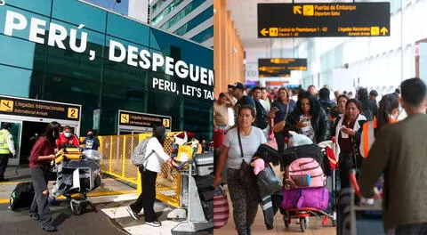 Pasajeros se quedaron varados en el Aeropuerto Jorge Chávez.