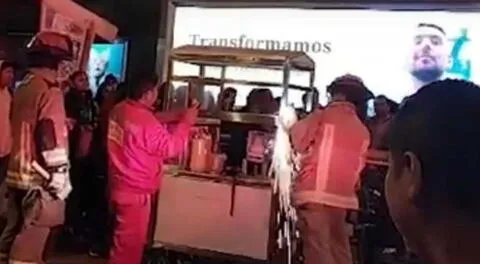 La humilde vendedora de jugo de cañas pasó el peor susto de su vida.