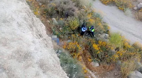 Cuerpo sin vida llevaba tres días en la parte baja de una quebrada en la zona norte de Arequipa.