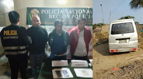 Cuatro sujetos, entre ellos un menor, fueron detenidos por la PNP al estar presuntamente involucrados en robo.