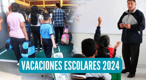 El Minedu publicó la fecha oficial de las vacaciones escolares de mitad de año 2024.