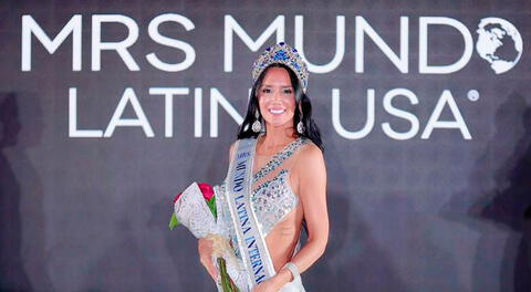 Angie Pajares, madre de Ximena Hoyos, se consagró como la nueva Mrs Mundo Latina internacional