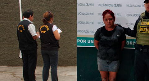 Mujer fue detenida y agentes de Criminalística estudian este crimen en Piura.