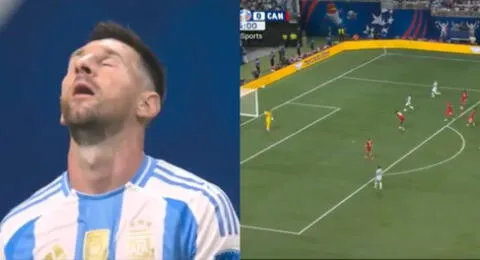 ¡Era para Argentina! Lionel Messi estuvo a punto de convertir el 1-0 con un tremendo disparo