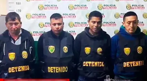 Los delincuentes fueron liberados a las horas de ser detenidos por la PNP.