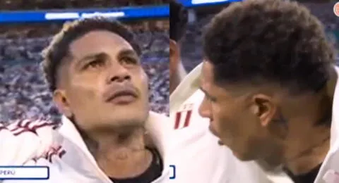 Paolo Guerrero lloró al cantar el Himno Nacional de Perú en Copa América 2024.