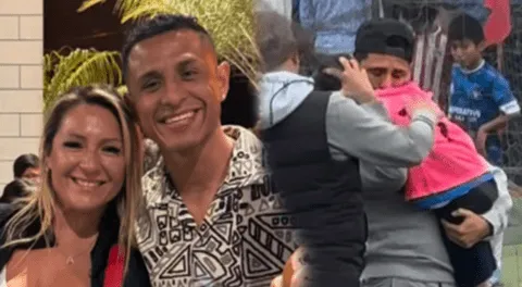 Yoshimar Yotún emociona por la manera de consolar a su hijo.