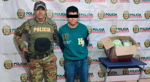 El detenido negó todos los cargos e indicó que la carga de marihuana no le pertenece.