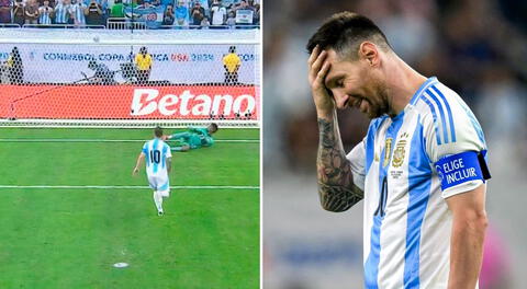 Lionel Messi falla su penal y puso en peligro la clasificación de Argentina a las semifinales de la Copa América 2024