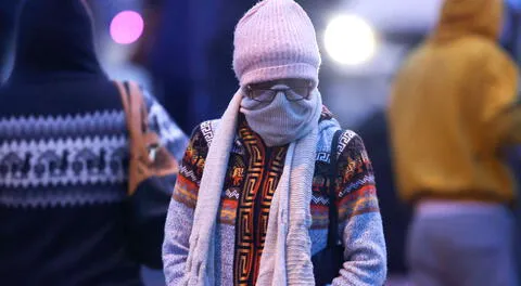 Ciudadanos deberán protegerse ante las bajas temperaturas pronosticadas por el Senamhi.