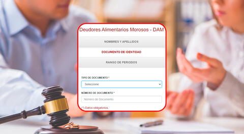Conoce a los deudores por alimentos según la Redam.