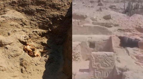 Descubrimiento se realizó en el Complejo Arqueológico Los Paredones de la Otra Banda - Las Ánimas.
