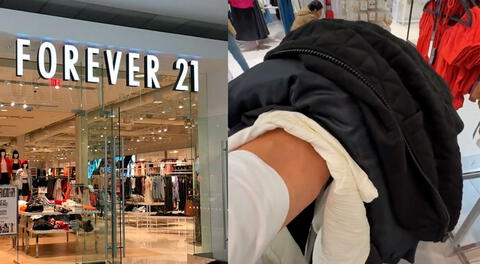 Ropas de Forever 21 están siendo rematadas en Real Plaza Salaverry.