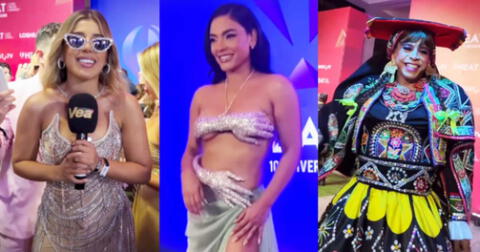 Los looks de artistas peruanos en los Premios Heat 2024