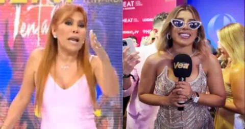 Magaly Medina critica el look de Yahaira Plasencia.