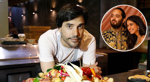 Virgilio Martínez cocinará para invitados de lujos de Anant Ambani y Radhika en la India.