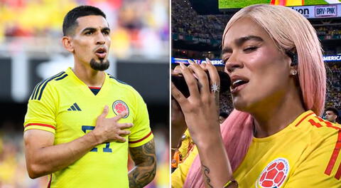 Karol G rindió homenaje a Daniel Muñoz en la selección de Colombia.