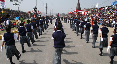 Desfiles escolares en Perú está a poco de realizarse por Fiestas Patrias.