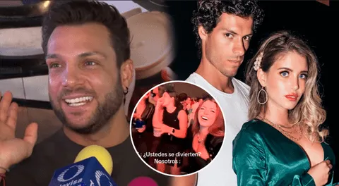 Nicola Porcella dice que el amor le sonríe y no es con Flavia Laos.