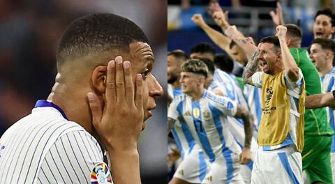 Argentina podría recibir dura sanción por canción racista contra Francia.