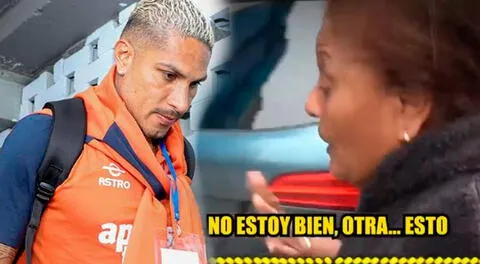 Doña Peta y su reacción al ser consultada por Paolo Guerrero.