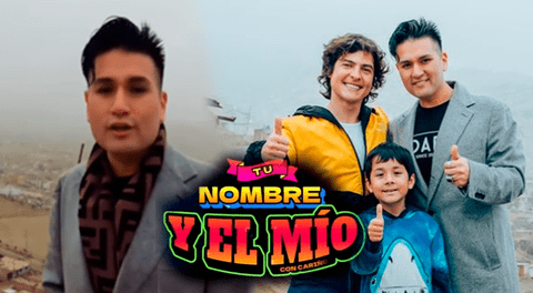 Deyvis Orosco estuvo en el inicio de las grabaciones de su bioserie 'Tu nombre y el mío'.