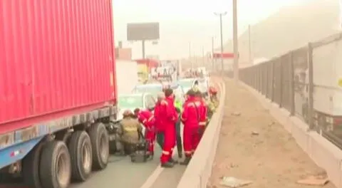 Accidente de tránsito deja el saldo de una personas fallecida, en El Agustino.