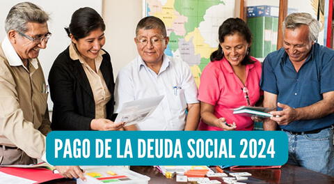 Estas son las últimas novedades sobre el pago de la deuda social 2024 a docentes, según Minedu.