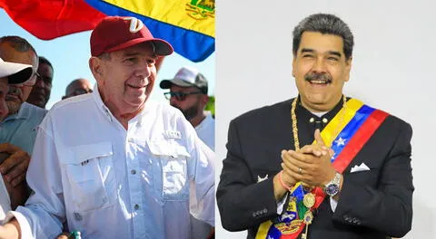 Edmundo González Urrutia y Nicolás Maduro se enfrentan en las elecciones de Venezuela 2024.