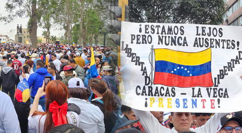 Venezolanos entonan en Contigo Perú con júbilo.