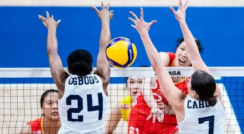 China se impuso ante Estados Unidos en Voleibol Femenino por los Juegos Olímpicos París 2024