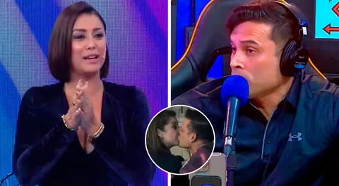 ¿Karla Tarazona minimizó el beso con Christian Domínguez?