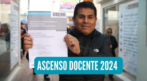 El Ascenso Docente 2024 del Minedu es uno de los concursos más esperados por todos los educadores del país.